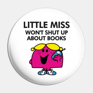 little miss wont shut up about books Pin