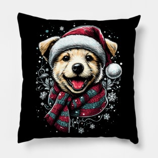 Santa Dog Pillow