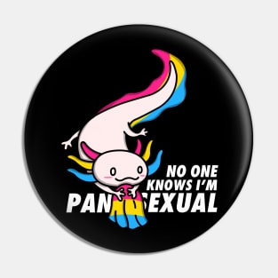 Pansexual Pride Axolotl Pin