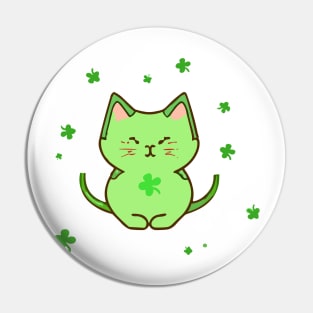 on St. Patrick’s Day boy Flash Pin