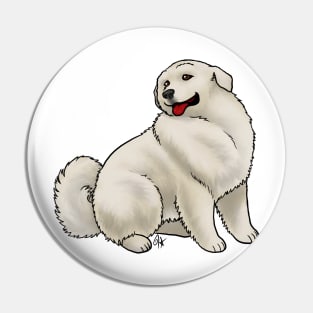 Dog - Pyrenean Mountain Dog - Tan Pin