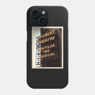 Shubert Theatre, Broadway, NYC- Matilda The Musical - Kodachrome Postcards Phone Case