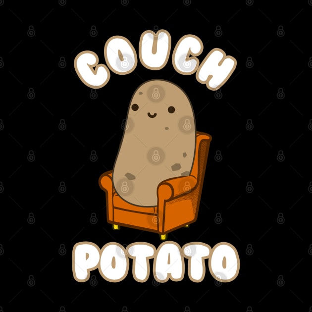 Funny Couch Potato - Kawaii Anime Pun by Daytone