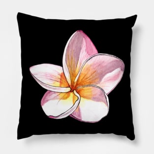 Plumeria Frangipani Pillow