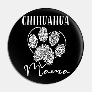 Chihuahua Mama Dog Paws Pin