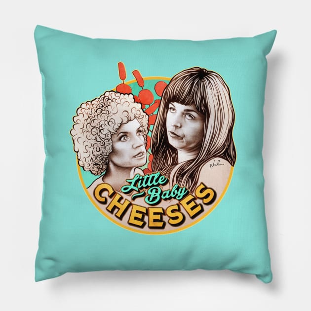 Little Baby Cheeses Pillow by nordacious