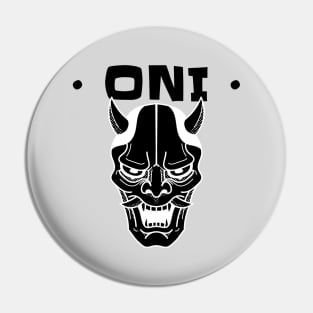 Japanese Oni Mask Pin