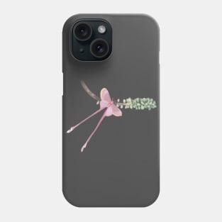 Pink silk moth Phone Case