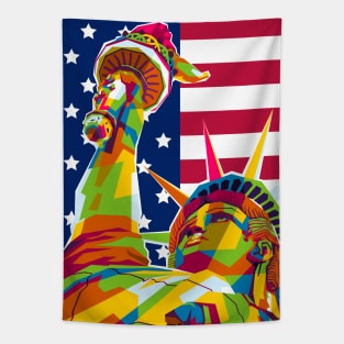 Freedom Statue of New York Tapestry