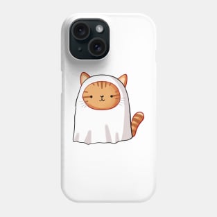 Cute ghost cat Phone Case