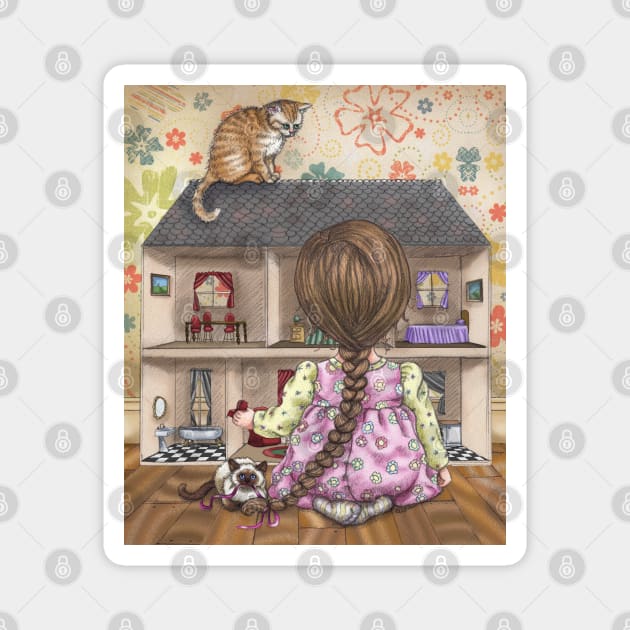 the doll house Magnet by vian