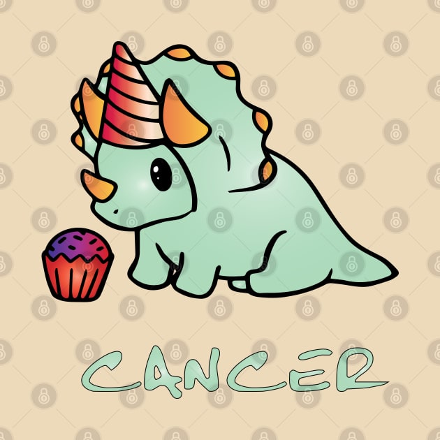 baby cancer dinosaur by lazykitty