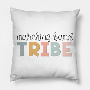 Marching Band Tribe Muted Pastels Pillow