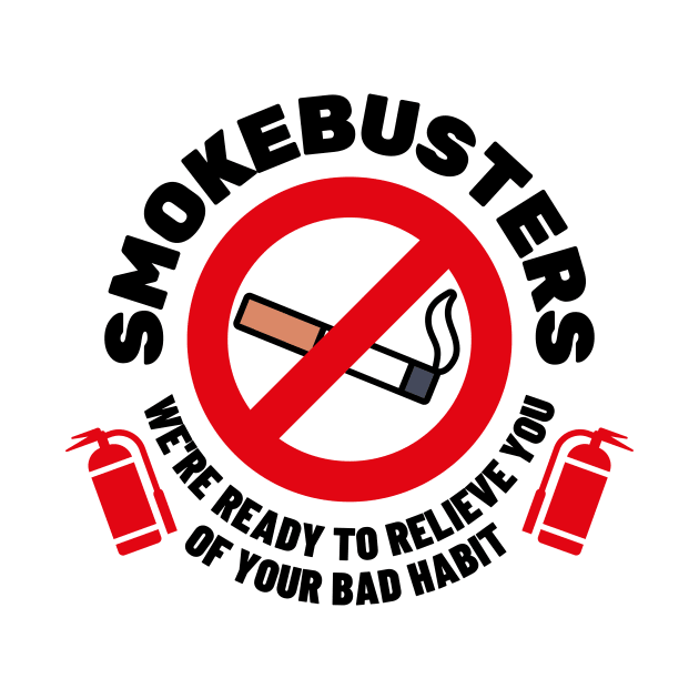 Smokebusters No Smoking Sign Logo by Movie Vigilante