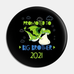 Dragon Big Brother Pregnant 2021 Gift Idea Pin