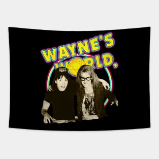 Retro Wayne's World 80s Tapestry