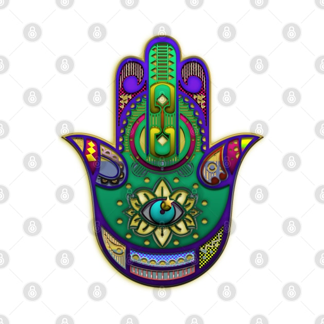 Hamsa 3D by LanaBanana