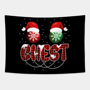 Funny Chest Nuts Couples Christmas Chestnuts Tapestry