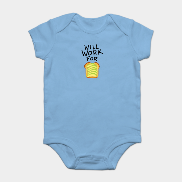 avocado toast onesie