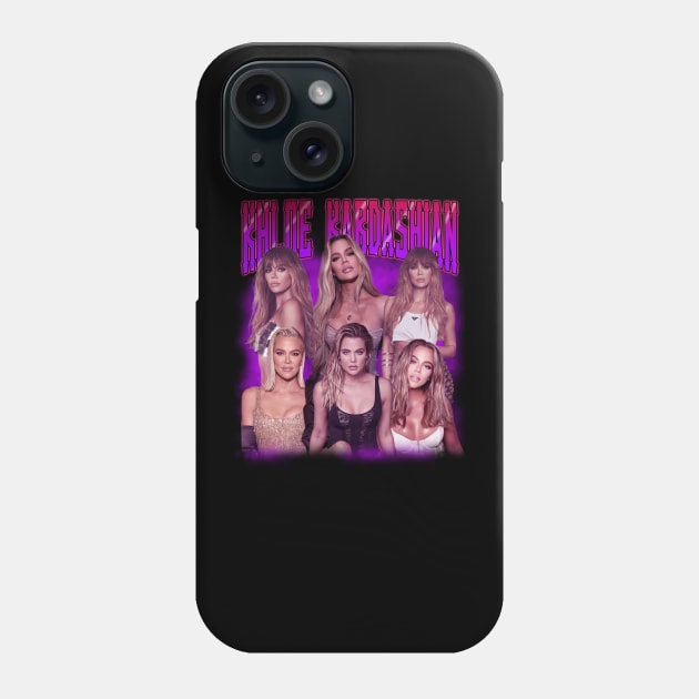 RETRO VINTAGE KHLOE KARDASHIAN BOOTLEG STYLE Phone Case by Archer Expressionism Style