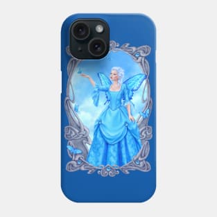 Blue Topaz Birthstone Fairy Phone Case