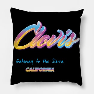 Clovis California Pillow