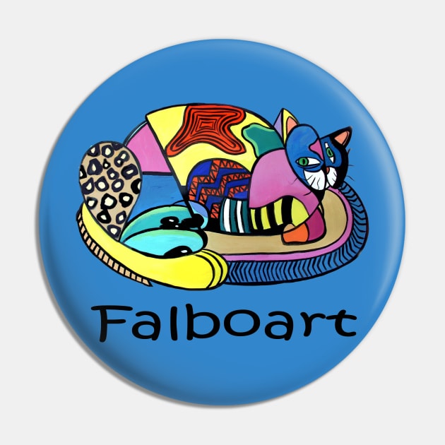 A  Cat Named Picasso Pin by Anthony R Falbo