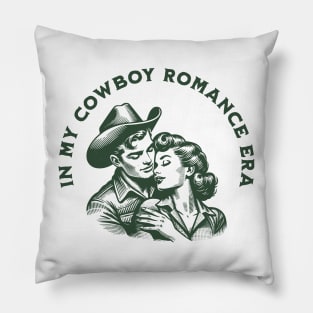 In My Cowboy Romance Era Pillow