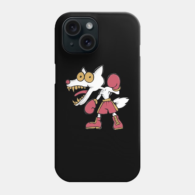 Dog boxing Phone Case by Paundra