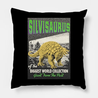 Silvisaurus Retro Art - The Biggest World Collection / Giant From The Past Pillow