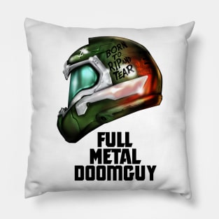 Full Metal Doomguy Pillow