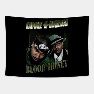 Capone N Noreaga 90s Stile Vintage Bootleg Tapestry