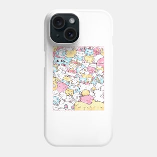 Pastel Cats Phone Case