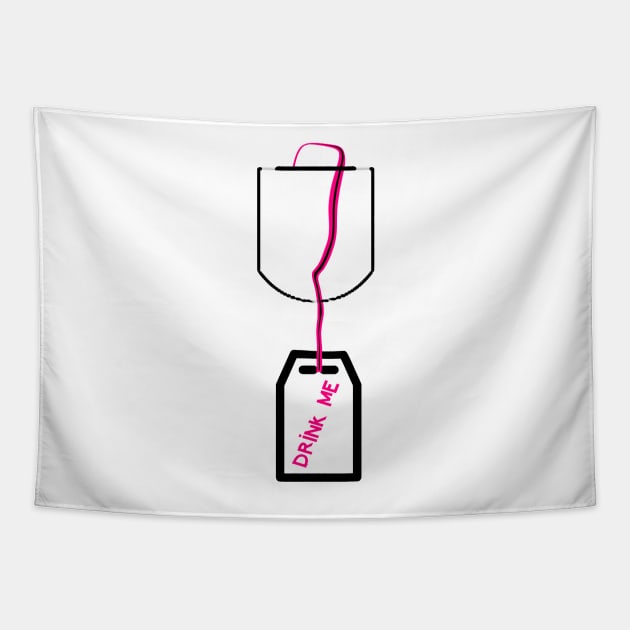 Drink me Tapestry by Skorretto