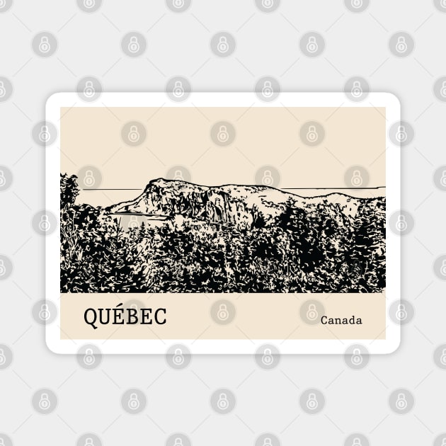 Quebec Canada Magnet by Lakeric
