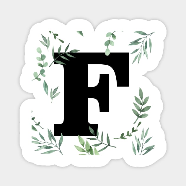 Letter F Magnet by Polli