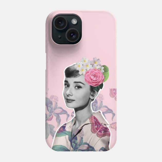 Audrey Hepburn Phone Case by luliga