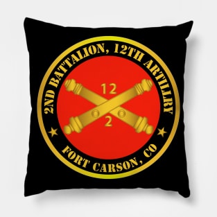 2nd Battalion, 12th Artillery Regiment w Branch Ft Carson, CO Pillow