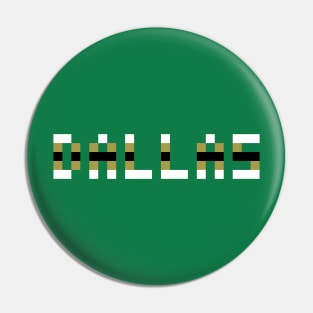 Pixel Hockey City Dallas 1999 Retro Pin