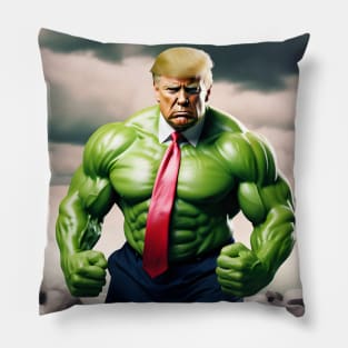 The Big Green ‘MAGA’ Rage Machine, Donny 45 Pillow