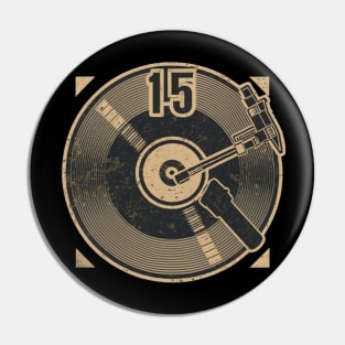 45 Record Adapter (Distressed) Pin