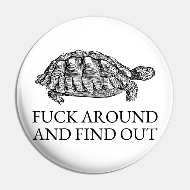 Lame Turtle Pin by A -not so store- Store