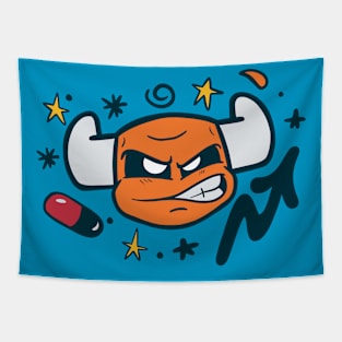 Angry Toro Tapestry