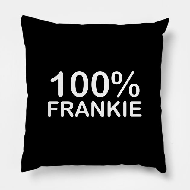 Frankie name, wife birthday gifts from husband delivered tomorrow. Pillow by BlackCricketdesign