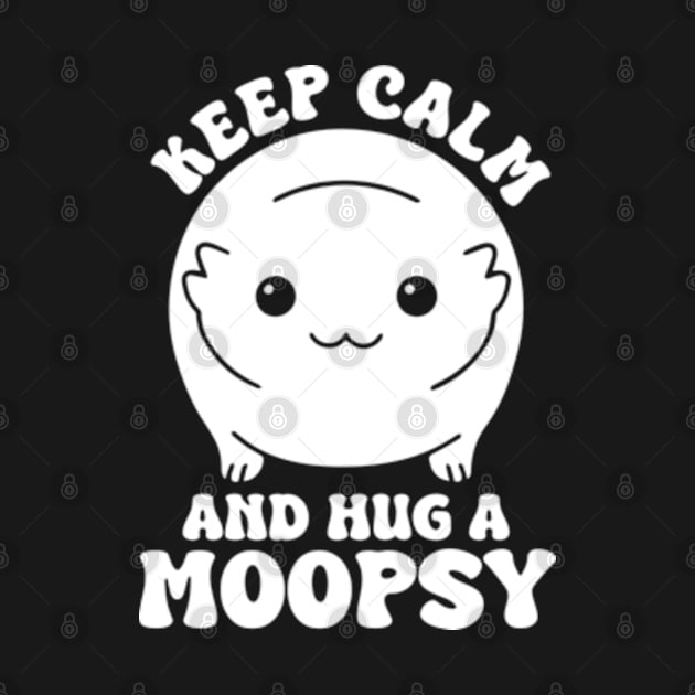 Keep Calm And Hug A Moopsy by Atelier Djeka