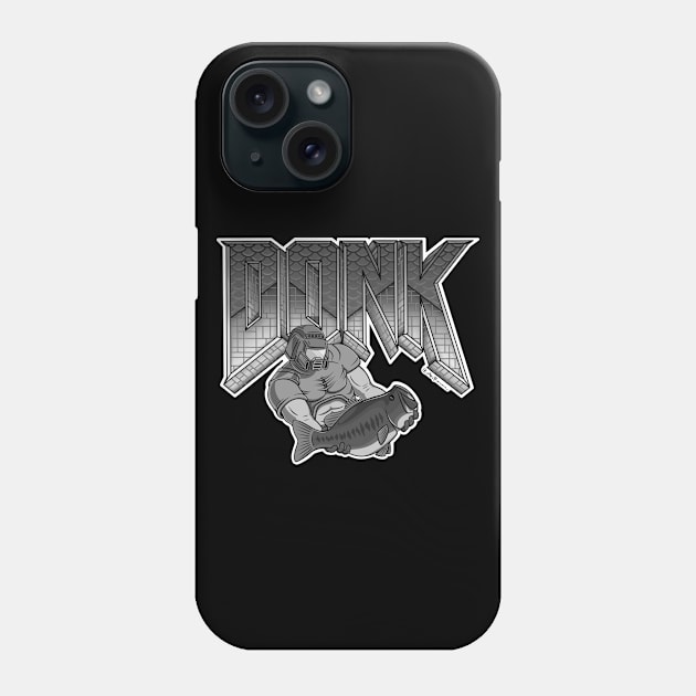 Doom Bass Black and White Phone Case by adamprovance