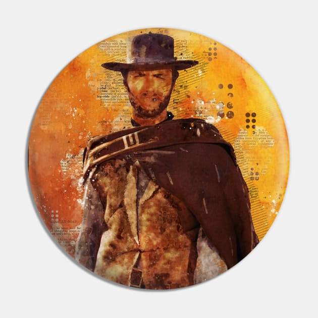 Clint Eastwood Pin by Durro