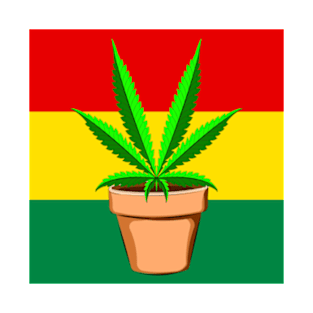 Rasta Pot OF Pot T-Shirt