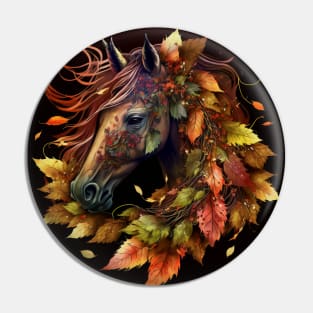 Autumn Horse Pin