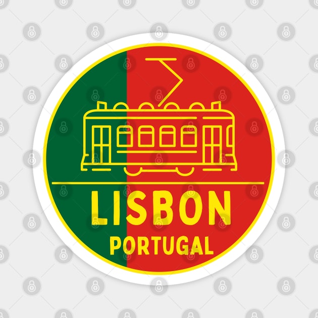 Lisbon Magnet by footballomatic